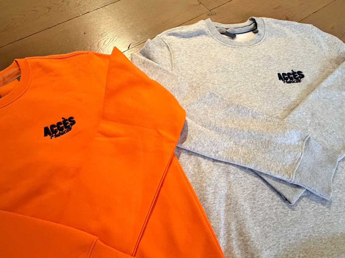 Sweats avec broderie - Accès Publicité