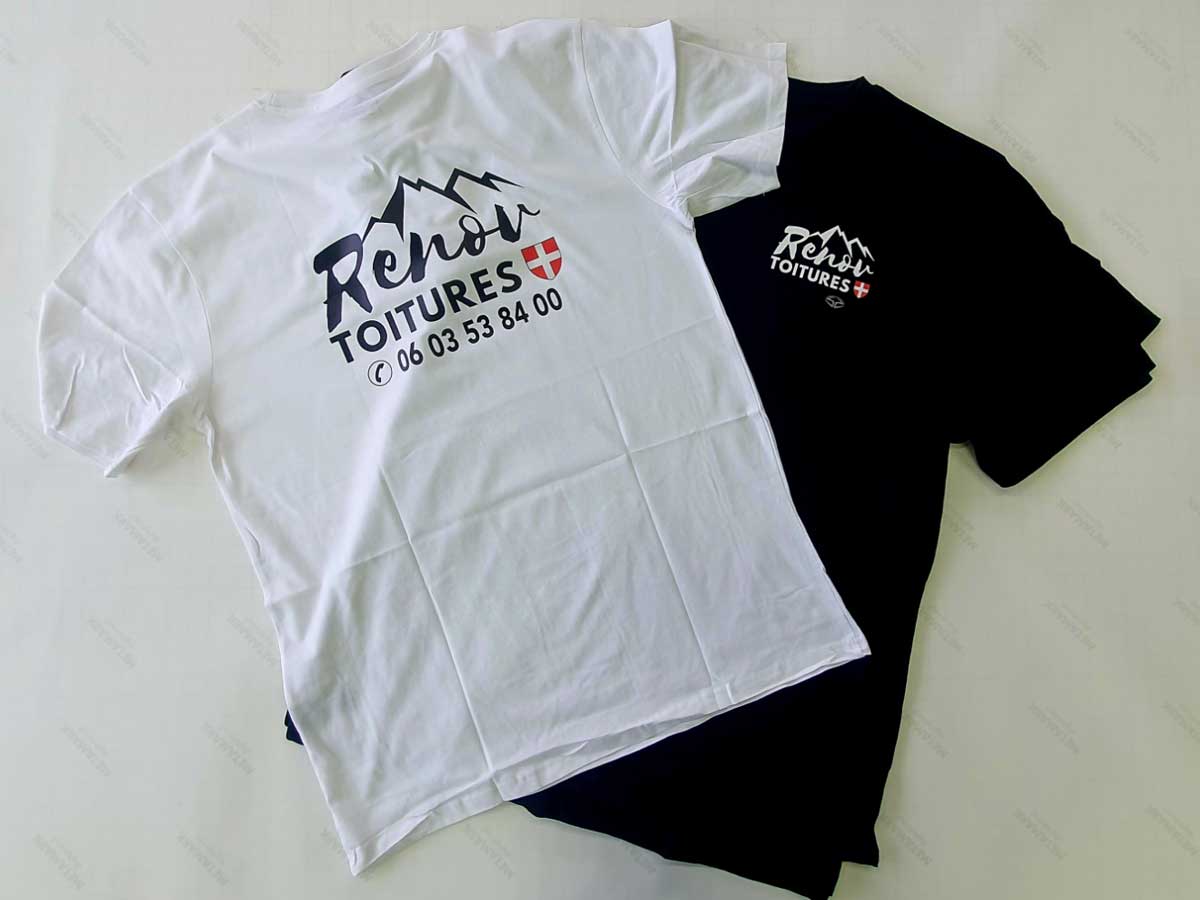 Tee shirt personnalisés - Renov Toitures