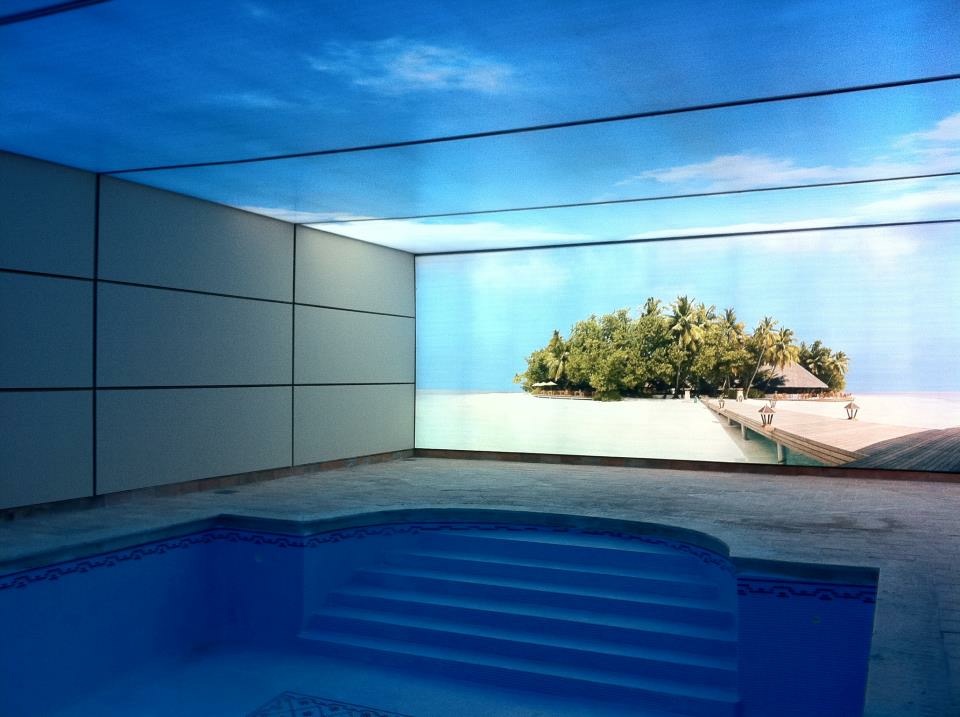 Toile tendue pour un particulier