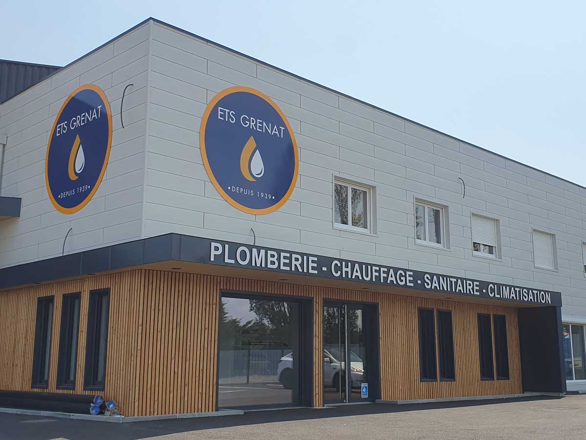 Signalétique intérieure & extérieure - ETS Grenat