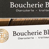 Carte de visite - Boucherie Blet
