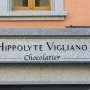 Enseigne avec lettres PVC en relief - Hippolyte Vigliano Chocolatier