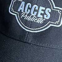 Vestes et casquettes brodés - Accès Publicité