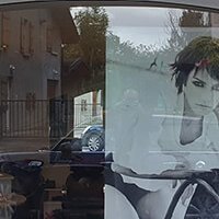 Enseigne drapeau lumineuse & Panneaux Alu dibond - Hairnergy coiffure