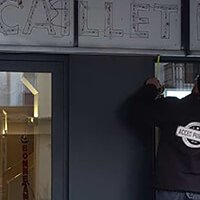 Caisson lumineux - Caillet Immobilier