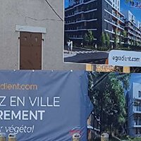 Panneau Forex & Banderoles personnalisées - Promoteur immobilier Le Gradient